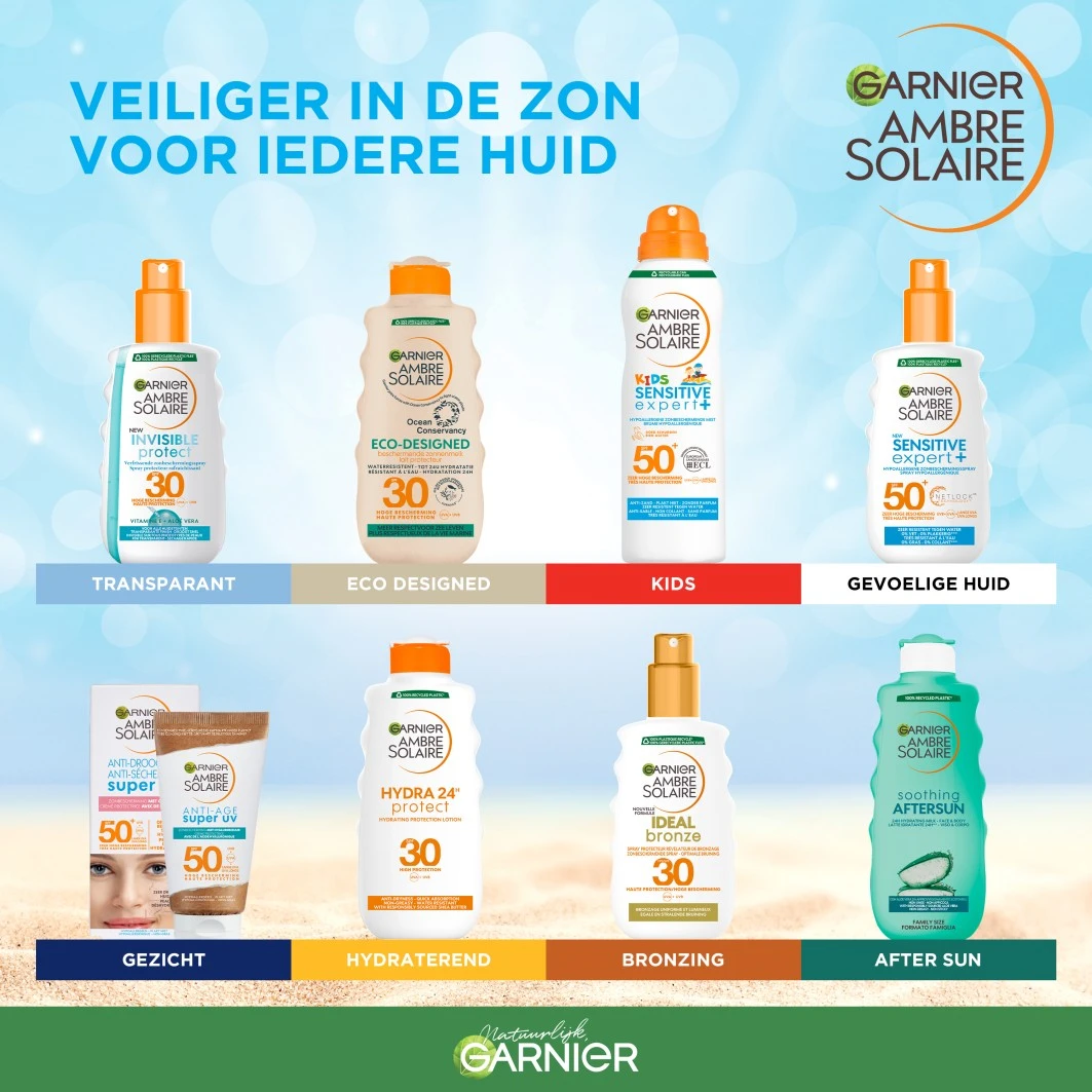 Garnier Ambre SolaireHydra 24H Protect Zonnespray SPF 30 6 Garnier Ambre SolaireHydra 24H Protect Zonnespray SPF 30 - Afbeelding 4