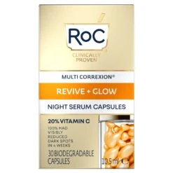 Roc Multi Correxion Revive & Glow Vitamin C Nacht Capsules -Stralend Schoon R9Z8fS159491 2 global