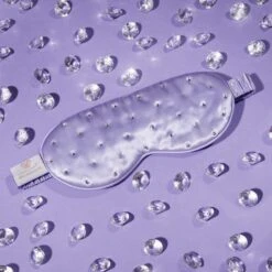 Crystalized Silk Eye Mask - Lilac -Stralend Schoon RgadYP1103801 4 dgl NL
